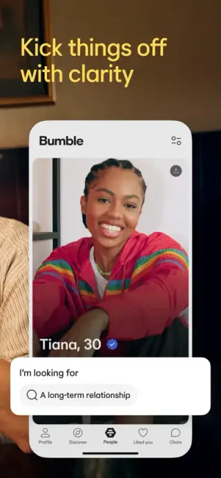 Bumble App Store screenshot example 3