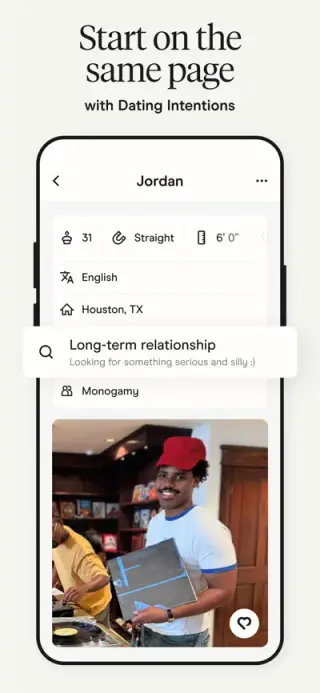 Hinge App Store screenshot example 3