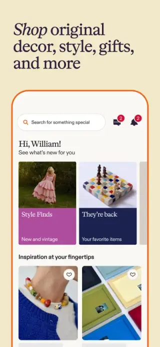 Etsy App Store screenshot example 2