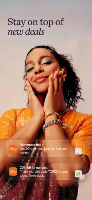 Etsy App Store screenshot example 3