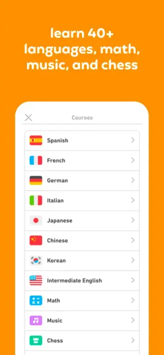 Duolingo App Store screenshot example 1