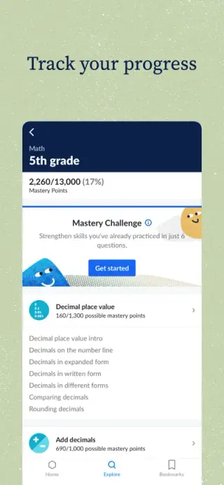 Khan Academy App Store screenshot example 3