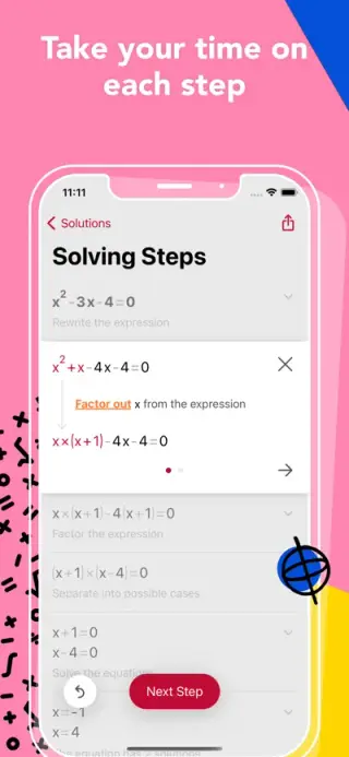 Photomath App Store screenshot example 3