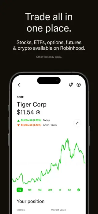 Robinhood App Store screenshot example 2