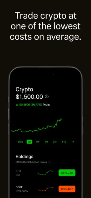 Robinhood App Store screenshot example 3