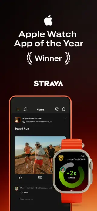 Strava App Store screenshot example 1