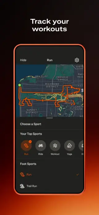 Strava App Store screenshot example 3
