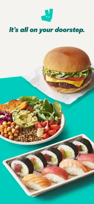 Deliveroo App Store screenshot example 1