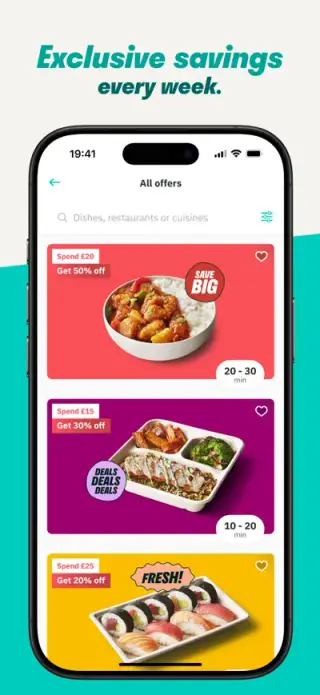 Deliveroo App Store screenshot example 2