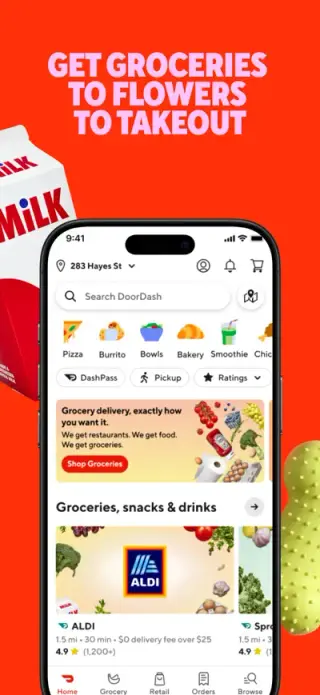 DoorDash App Store screenshot example 2