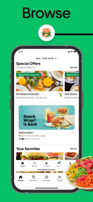 Uber Eats App Store screenshot example 3