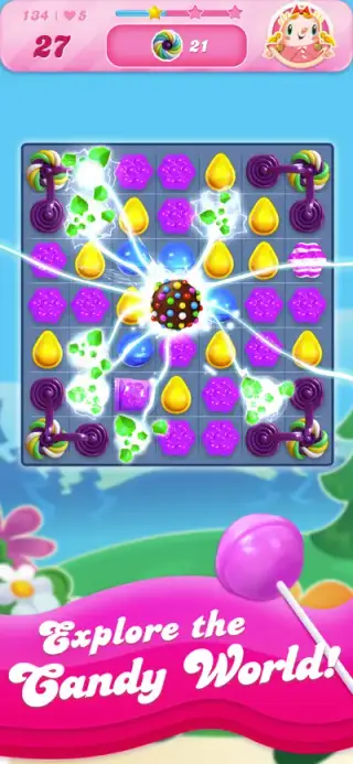 Candy Crush Saga App Store screenshot example 2
