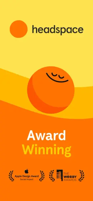 Headspace App Store screenshot example 1
