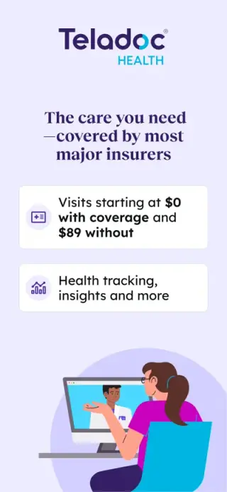 Teladoc App Store screenshot example 1