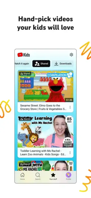 YouTube Kids App Store screenshot example 3