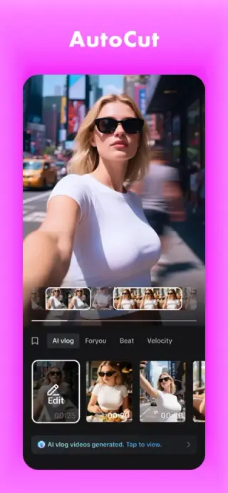 CapCut App Store screenshot example 2