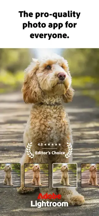 Lightroom App Store screenshot example 1