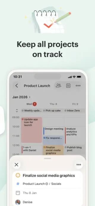 Todoist App Store screenshot example 3