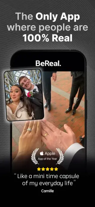 BeReal App Store screenshot example 1