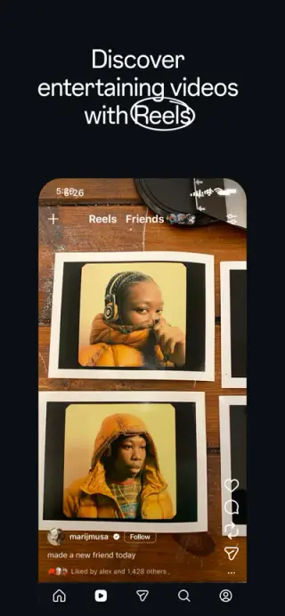 Instagram App Store screenshot example 1