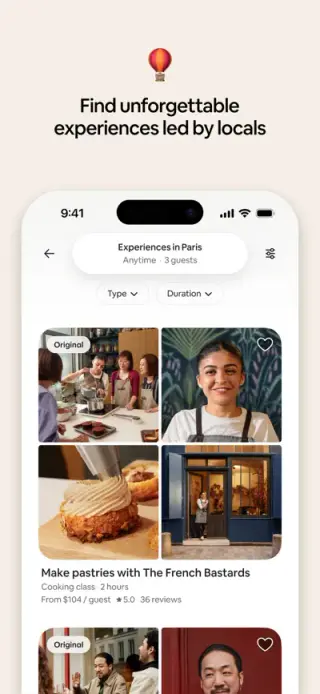 Airbnb App Store screenshot example 3