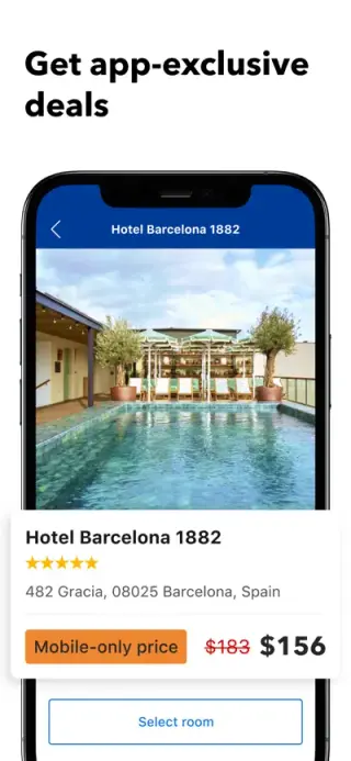 Booking.com App Store screenshot example 3