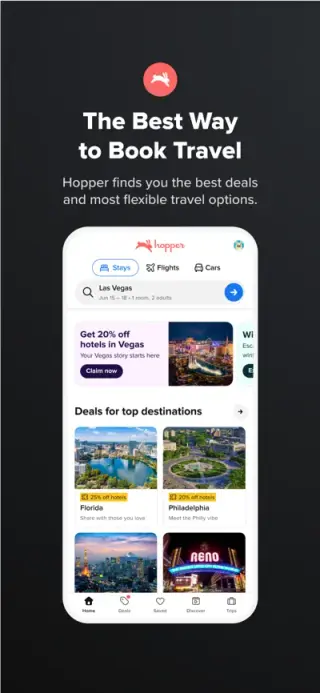 Hopper App Store screenshot example 1